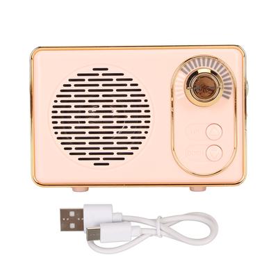 Ретро Bluetooth 5.0 динамик Винтажный мини Bluetooth динамик Карта памяти AUX USB перезаряжаемый MP3