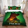 Custom Textile Scooby Doo Adventure Bedding 3 Piece Set HD Print Duvet Cover Pillowcases for Teens Adult Bedroom Decoration