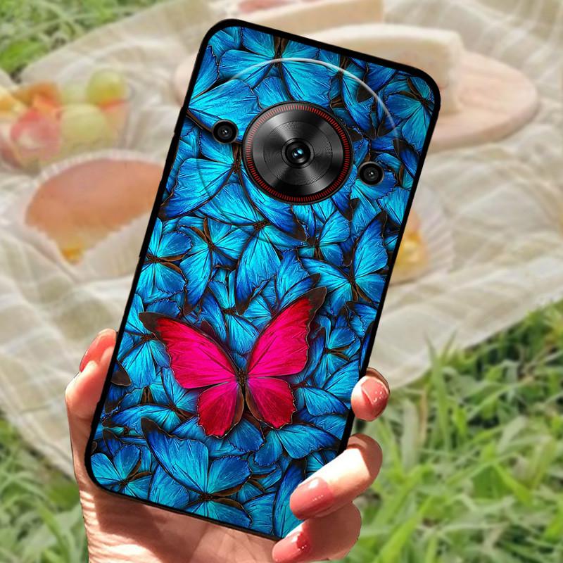 Чехол-бампер для ZTE Nubia Focus 5G, силиконовый, мягкий, с рисунком мрамора, черный, защитный