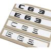 1set New Car Styling For  E63 C63 Emblem Rear Trunk Number Letter Badge Sticker