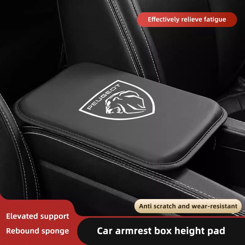 Car Center Console Armrest Cushion Leather Pad Accessories For Peugeot 5008 508 408 4008 308 3008 208 2008 Landtrek Rifter