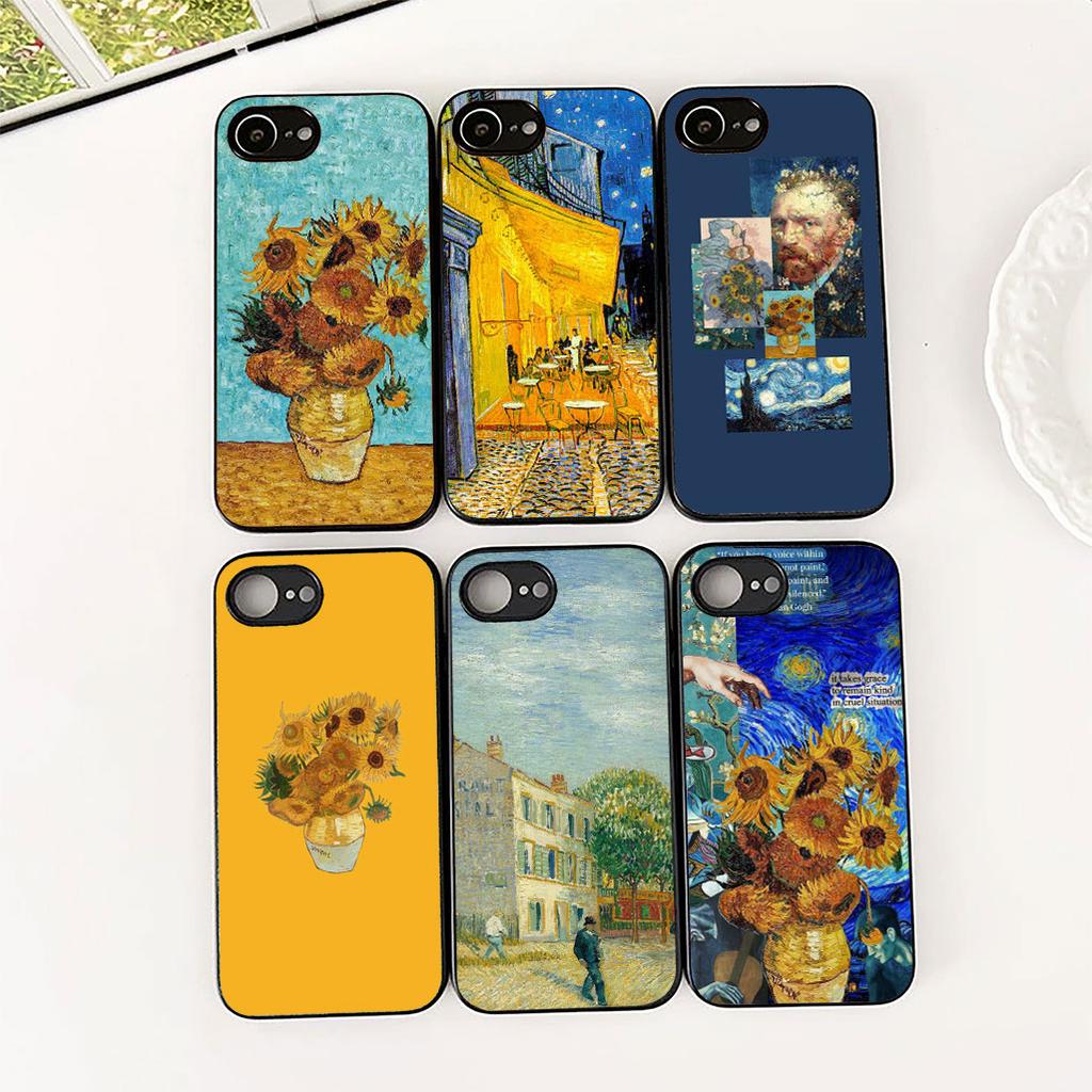 Cover for Apple iPhone 17 16 14 15 Plus Pro Max 16E ProMax + 15Plus 15+ 16+ Casing Phone Case Van Starry Night Gogh Painting