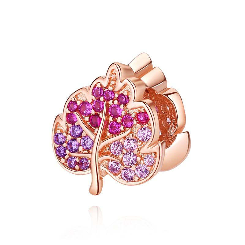 Original Charms Butterfly Firefly Lucky Clover Beads Fit Pan Brand Bracelets Necklaces Diy Jewelry for Women