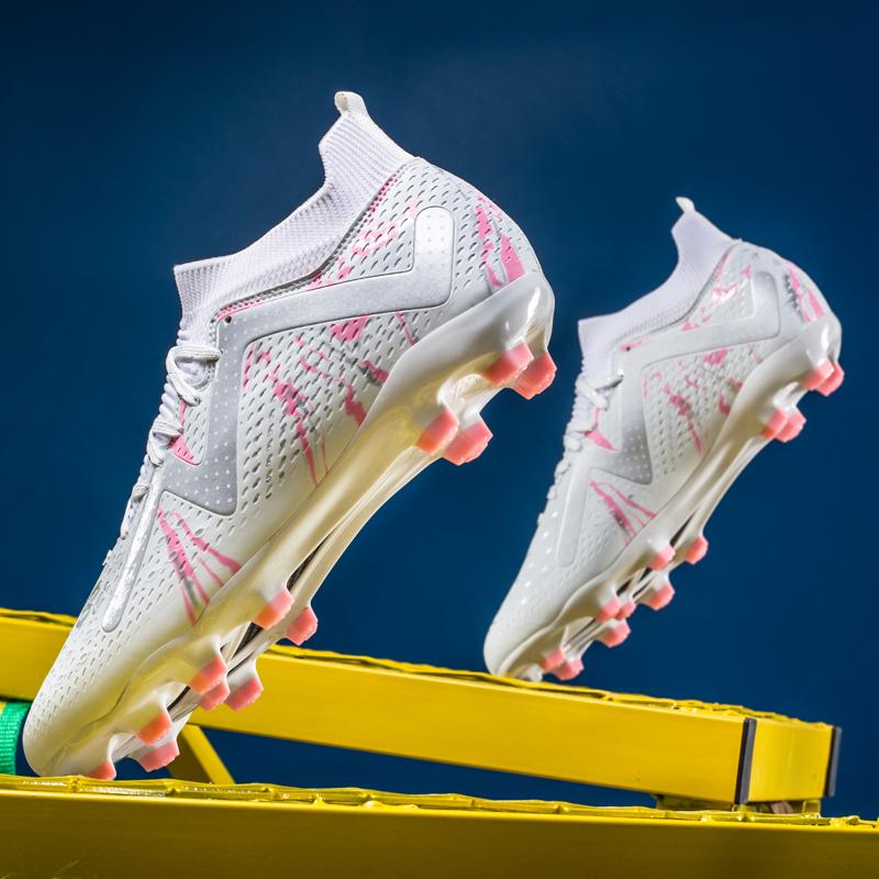 33-46 Мужские футбольные бутсы с низким верхом и длинными шипами большого размера, противоскользящие, износостойкие, для искусственного газона, детские футбольные бутсы с длинными шипами