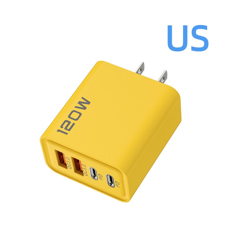4 порта USB C PD зарядное устройство быстрая зарядка 3.0 Type C USB зарядные устройства для телефонов адаптер быстрой зарядки для iPhone 15 14 Samsung Xiaomi Huawei