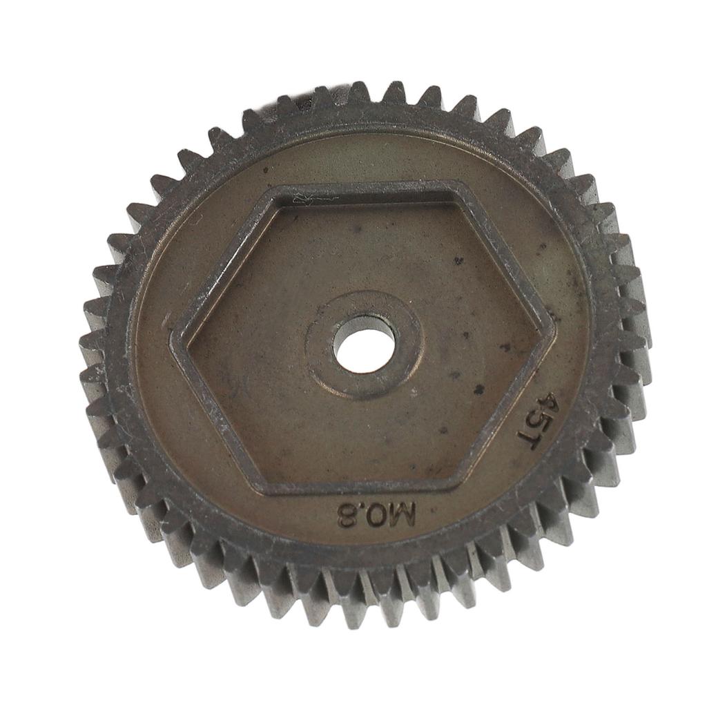 RC Spur Gear 45T M0.8 8053 High Performance Steel Spur Gear Replacement for 1/10 Scale RC Crawler