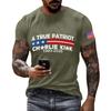 Men's Printed Short Sleeve T-Shirt Men's Loose Casual Short Sleeve Top