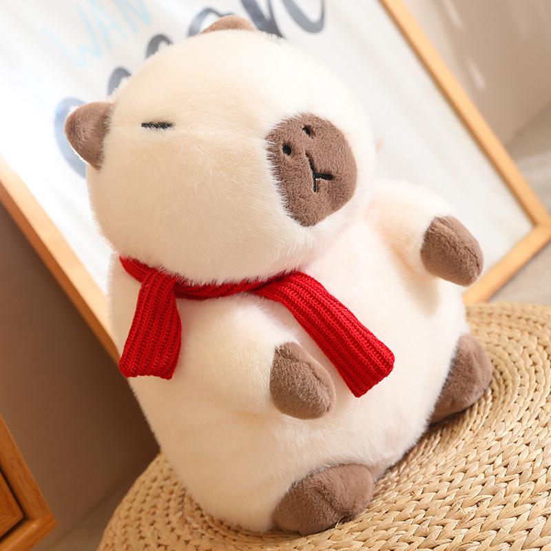 Capybara Doll Winter Capybara Plush Doll Gift Scarf for Children and Girls Capybara Plush Toy