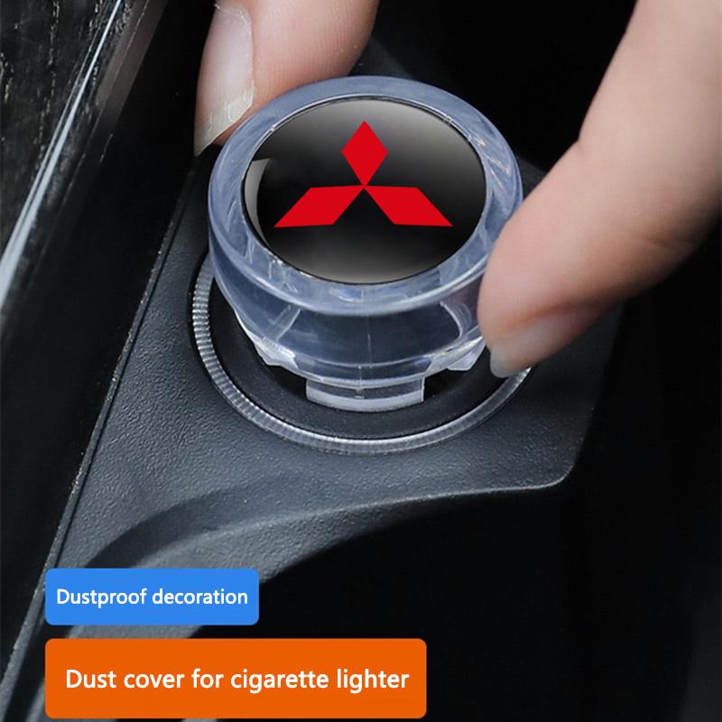 Car Cigarette Lighter Cover DustProof Cover Dustproof Cap Plug Fit For Mitsubishi Outlander Pajero Sport Lancer ASX L200 Eclip