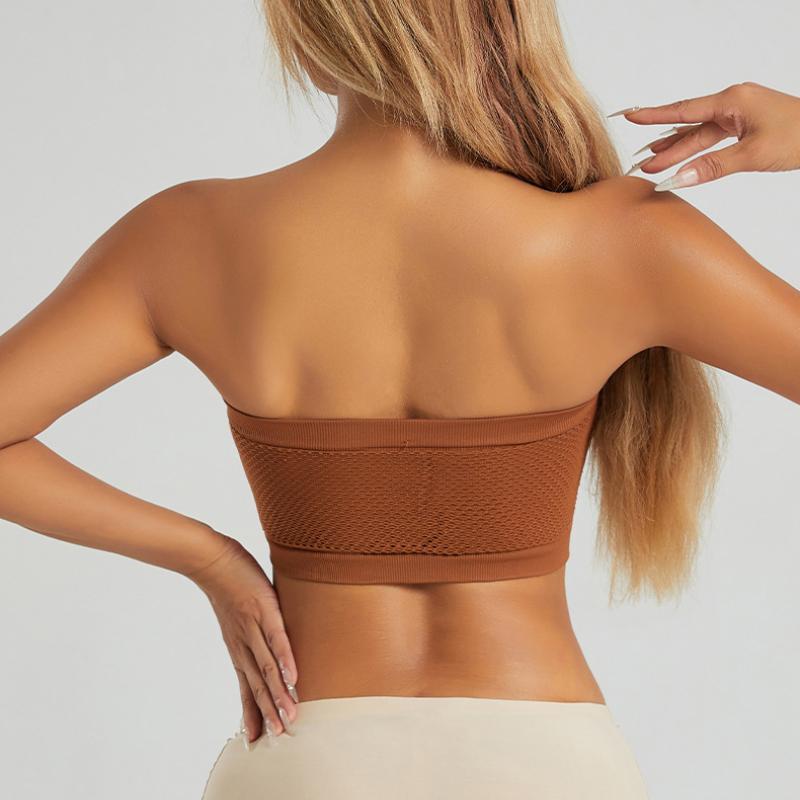 Женский невидимый бюстгальтер с пряжкой спереди, европейский большой размер, нижнее белье пуш-ап, летний топ-труба с запахом на груди L-6XL
