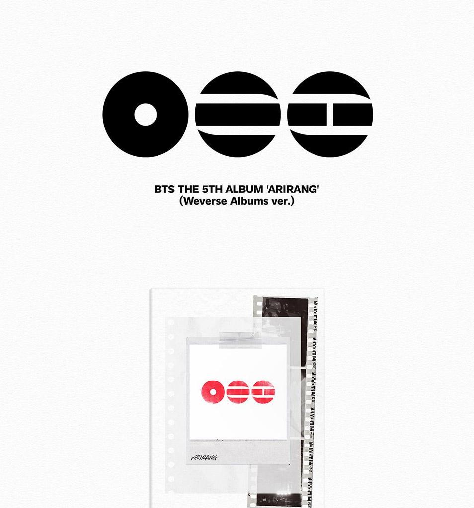 [POB] BTS [ARIRANG] 5-й полноформатный альбом - WEVERSE ALBUMS вер.