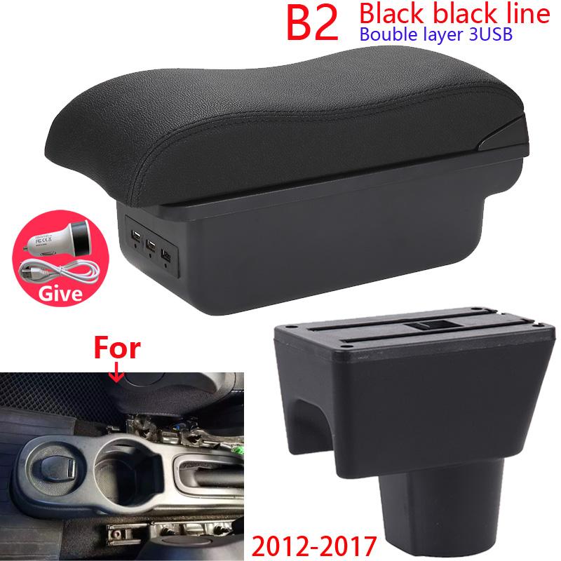 Для Renault Duster Armrest 2012-2018 Для Nissan Terrano 3 Duster Oroc Car Armrest Box Curved Surface Leather Простая установка