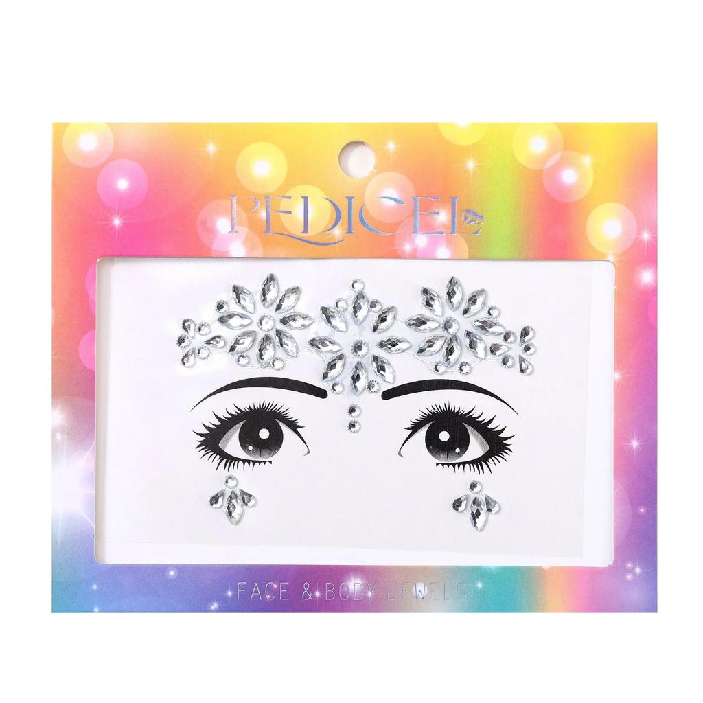 Colourful Kids Makeup Face Stickers Crystal Diamonds Gemstones Girls Women Holiday Glitter Party Self Adhesive Eye Face Tattoos