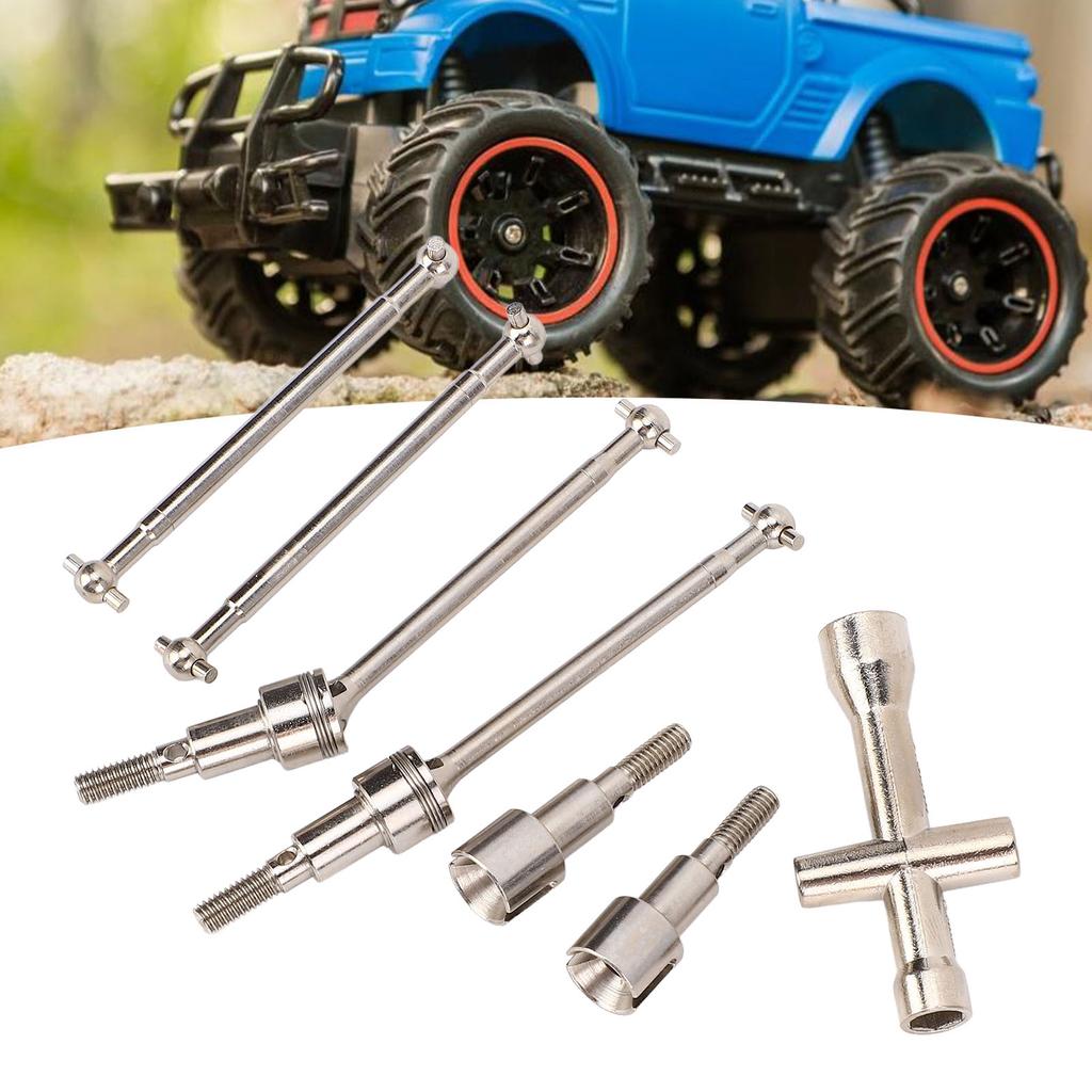 Комплект переднего и заднего приводного моста Металлический приводной вал Замена для 16101PRO 16102 16103 16201 Бесколлекторный