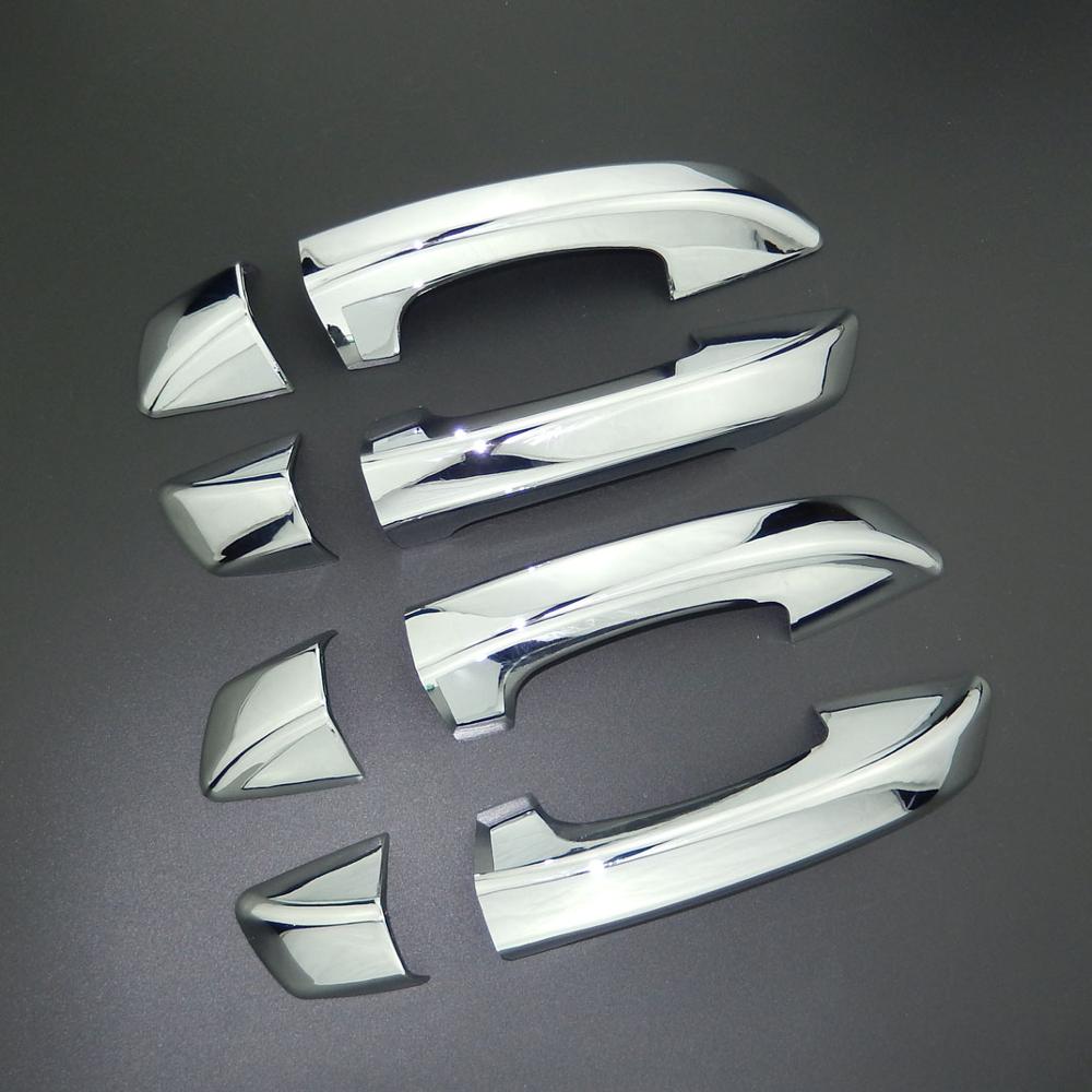 Для Volkswagen VW Sharan MK2 7N 2010-ABS хромированная дверная ручка, накладка на дверную чашу 2011 2012 2013 2014 2015 2016