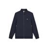Solid Color Stand Collar Woven Jacket Men Jackets Legendary-Blue F11M411705F-NV