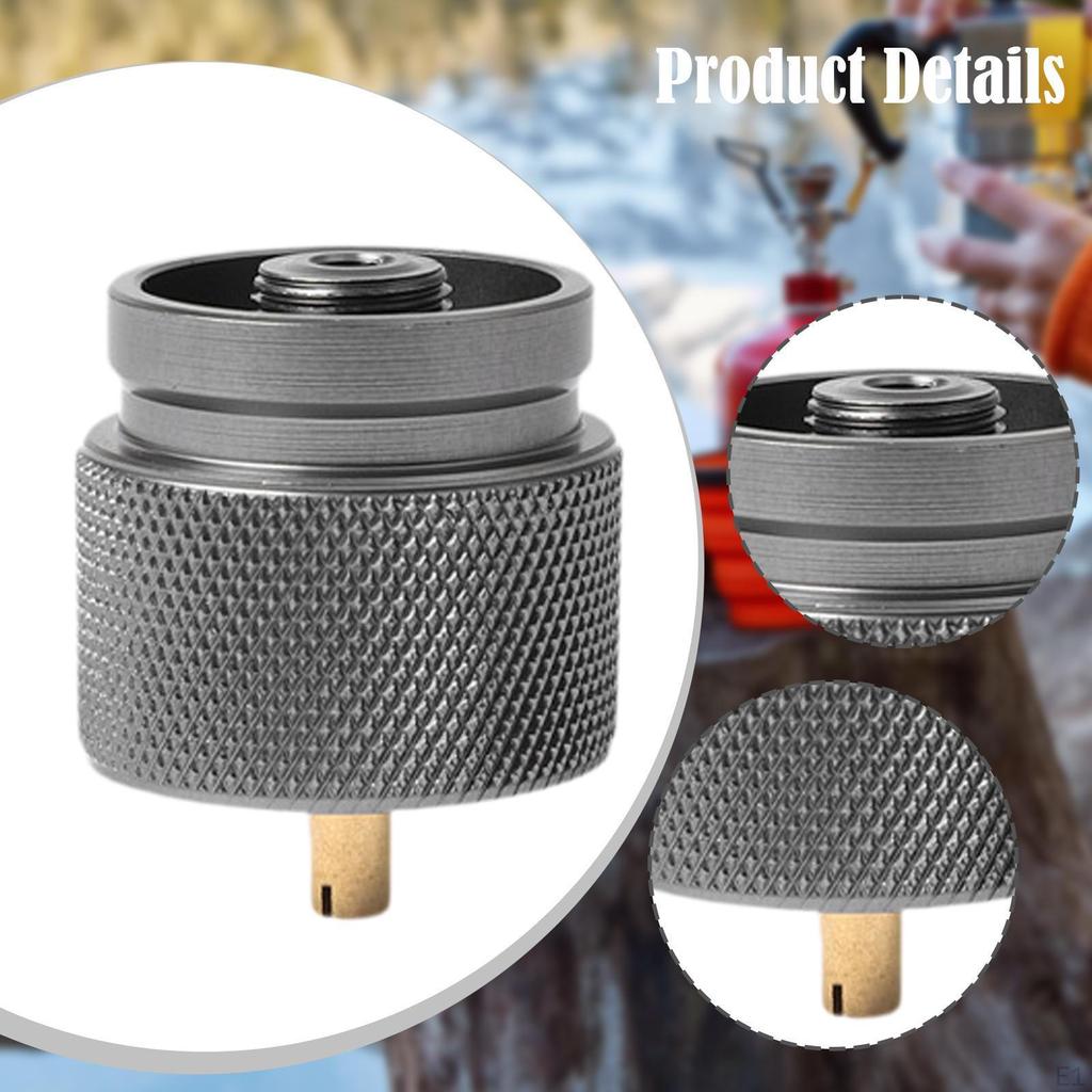 Адаптер для кемпингового газа Бутан Конвертер Аксессуары Алюминиевый сплав Конвертер Заправка для