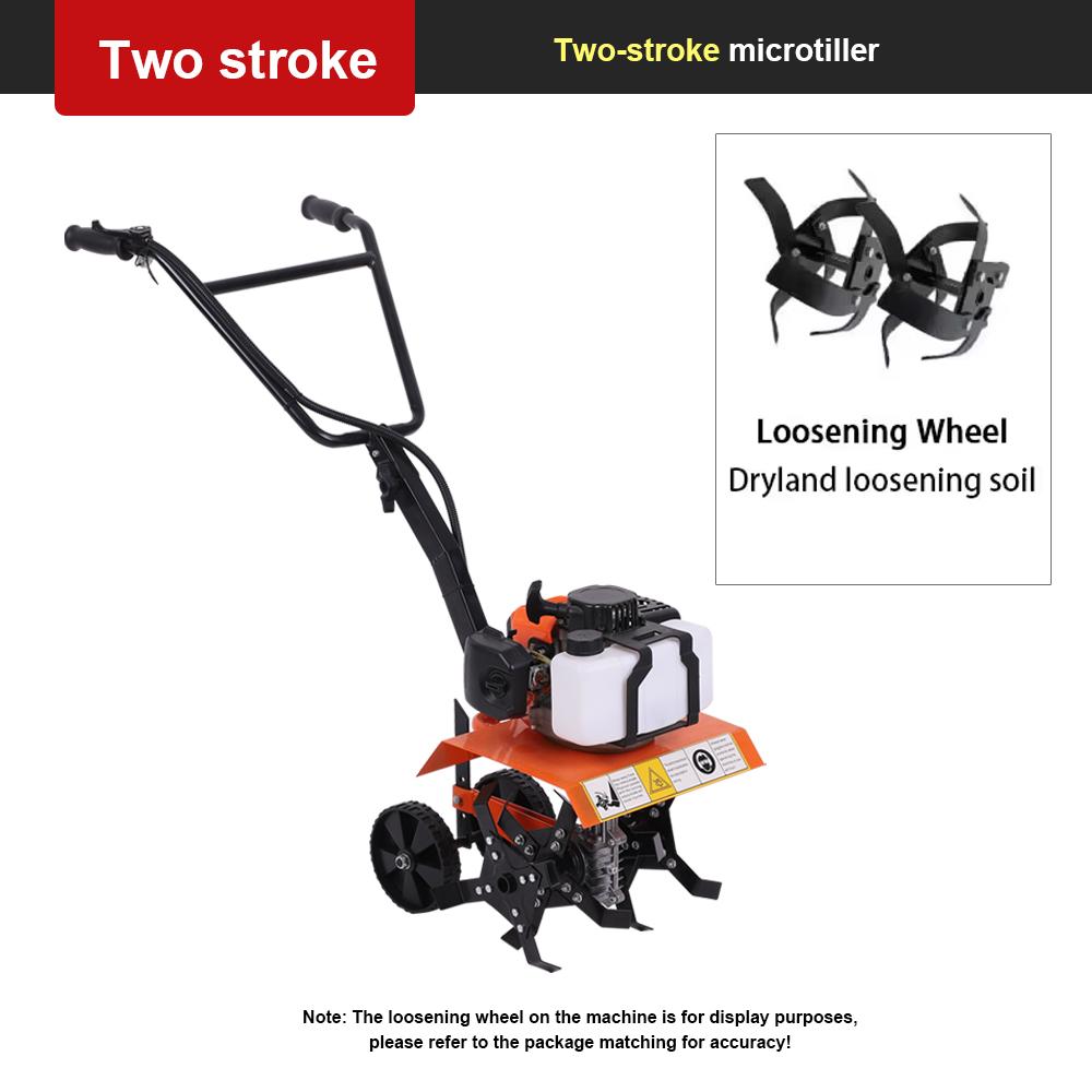 Бензиновый микрокультиватор Многофункциональный роторный культиватор Машины Бензиновый культиватор Сельскохозяйственные садовые инструменты для фермы