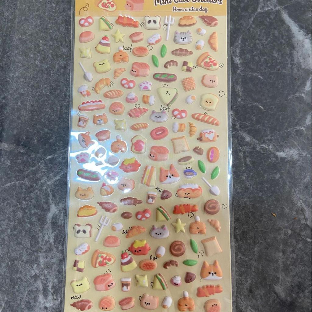 Милые мультяшные животные, пенопластовые наклейки для чехлов для телефонов и стаканов для воды