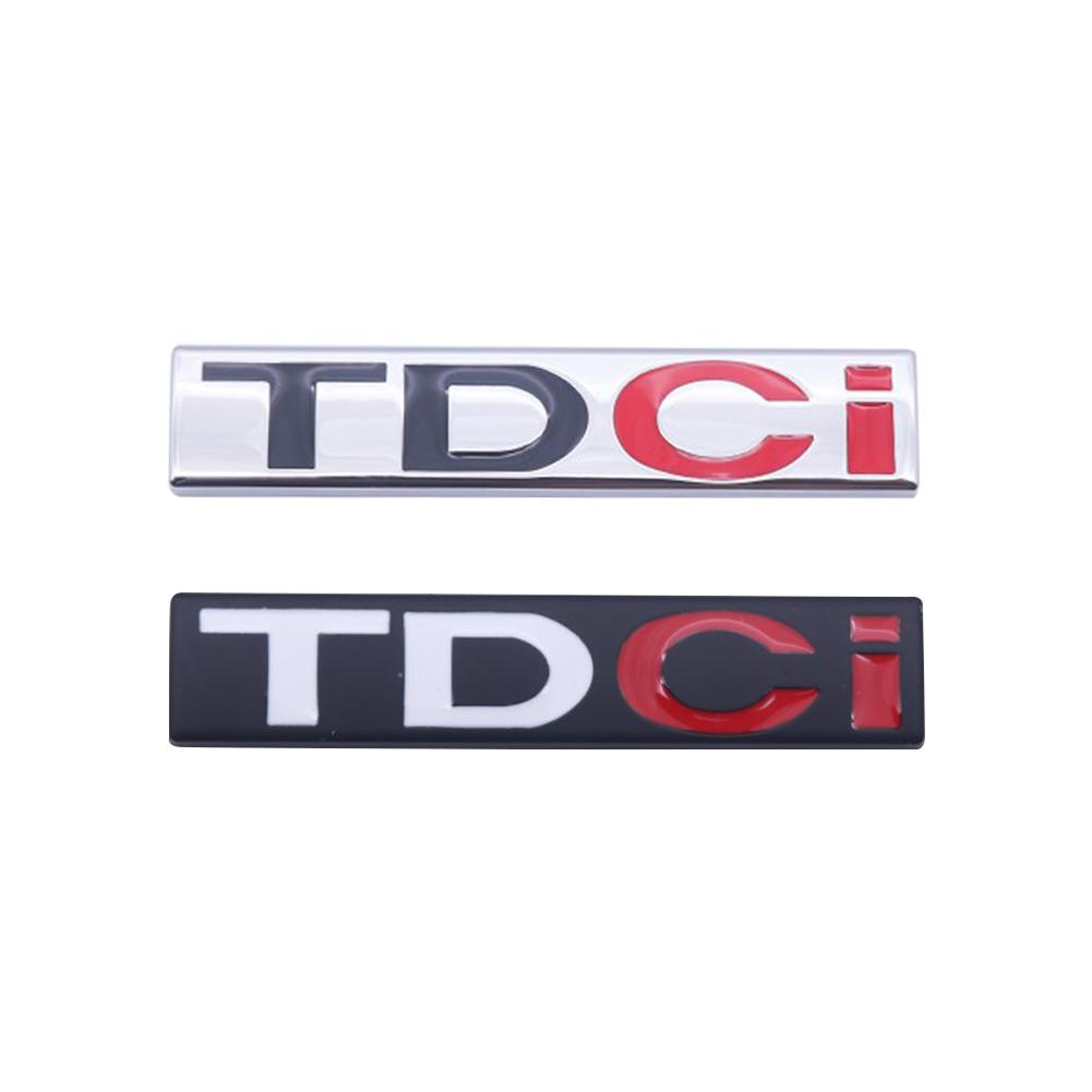 3D Metal TDCI Letters Car Rear NEWP2 Trunk Emblem Badge Sticker Decals For Ford Kuga Explorer Transit Accessories