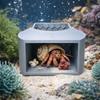 Ползательная горка Домик для рака-отшельника Текстурированная горка Аквариумная пещера для рыб Рыбы Креветки Крабы