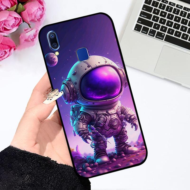 Чехол для Vivo V11 V11 Pro Ударопрочный Мягкий Силикон ТПУ Чехол для Телефона Для VIVO X21s Capa V11i Fundas Цветная Печать Модный Мультяшный