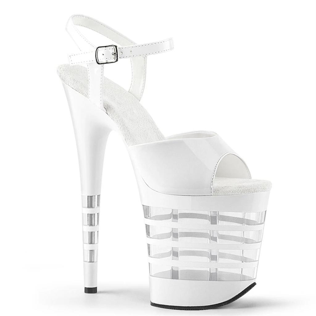 20 см водонепроницаемая платформа Pole Dance высокие босоножки на каблуке летние супер высокие босоножки модельные туфли для подиума