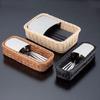 Todai PP Rattan Cutlery Basket Small 2 Brown (for People)