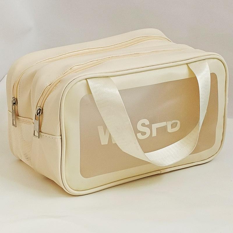 Waterproof Travel Toiletry Bag with Dry/Wet Separation and Large Capacity for Cosmetics and Swimming Gear