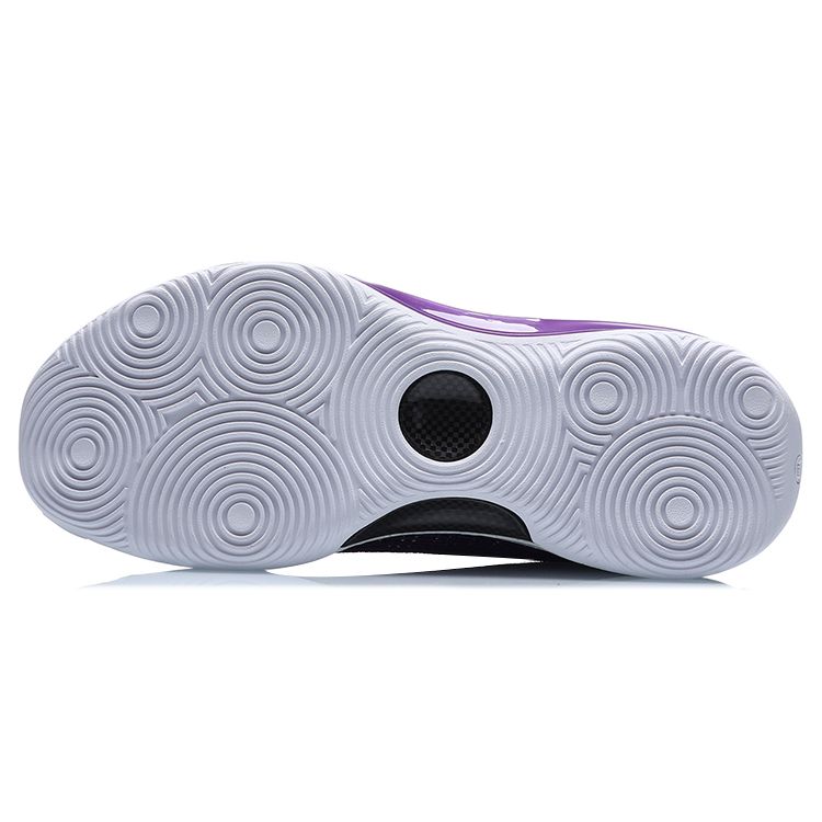 Li Ning Yu Shuai 13 Low Lakers Colorway Mid-Top Basketball Shoes Men Basketball Shoes Yellow Purple ABAQ013-4