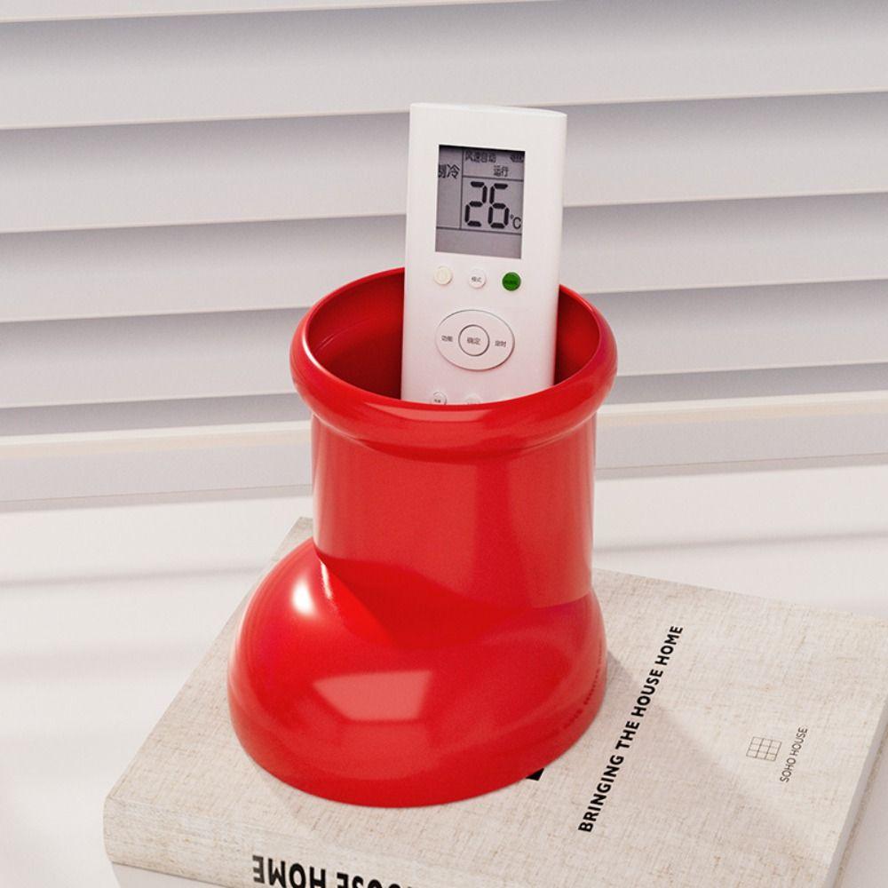 Multifunctional Boot Pencil Holder Large Capacity Desktop Organizer Pen Brush Pot Desk Ornament