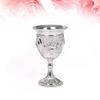 Goblets Whiskey Small Embossed Glasses Chalice Cocktail Unbreakable Stem-cup Vintage