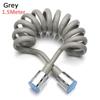 Style Anti-wrap Flexible Toilet Bidet Spring Shower Hose Water Plumbing Bath Sprayer Connect Pipe