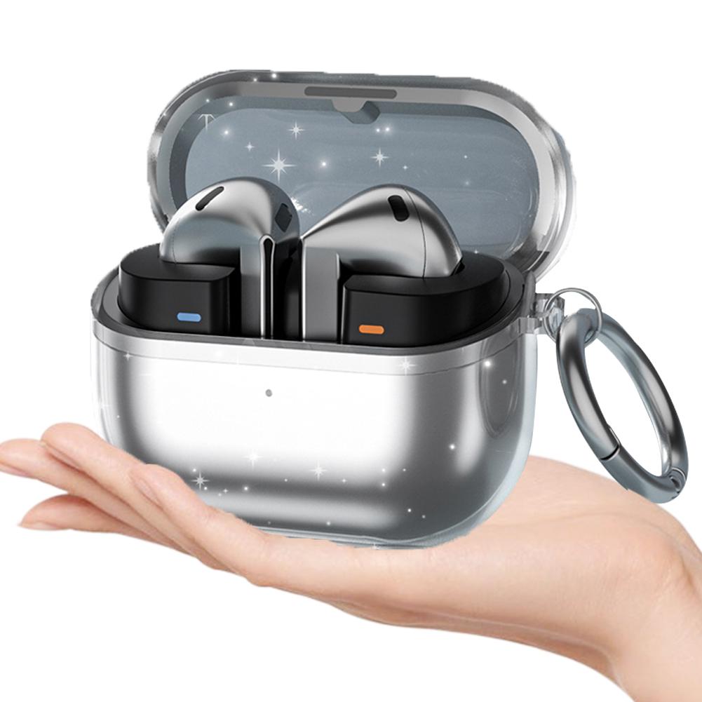 Прозрачный защитный чехол с брелоком для Samsung Galaxy Buds 3/3 Pro #AU