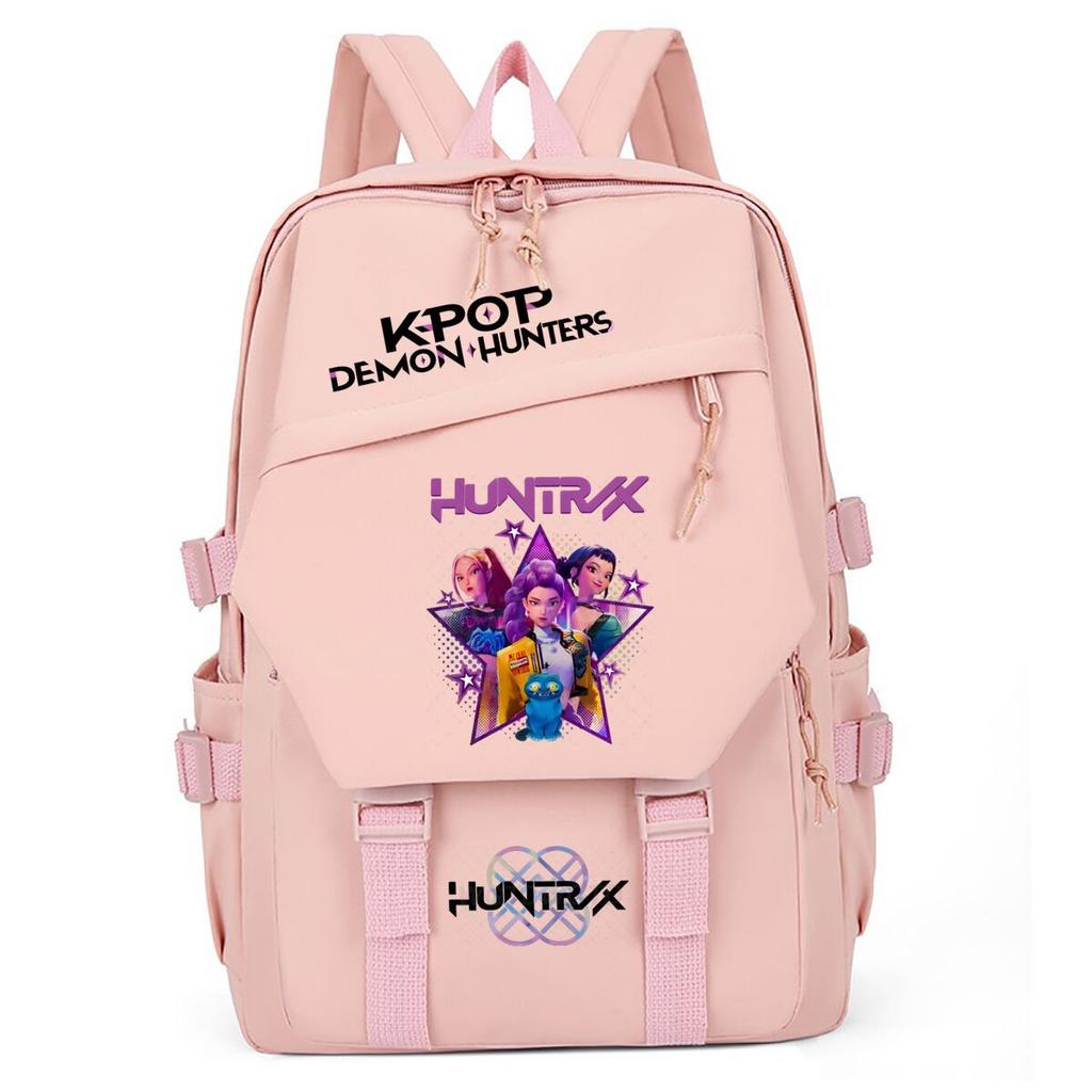 Горячая Распродажа Demon Hunters KPop Demon Hunters Периферийный Рюкзак Большой Вместимости Студенческий Рюкзак