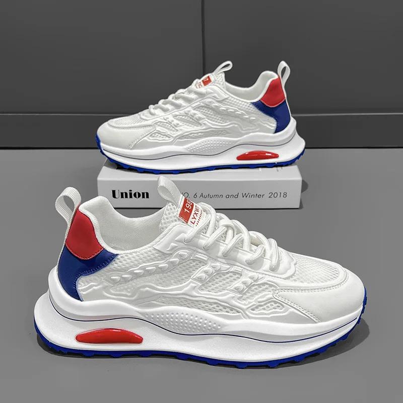 Мужские кроссовки сетчатые дышащие кроссовки для активного отдыха на открытом воздухе спортивные кроссовки для мужчин высококачественные теннисные туфли 2024Zapatillas Hombre