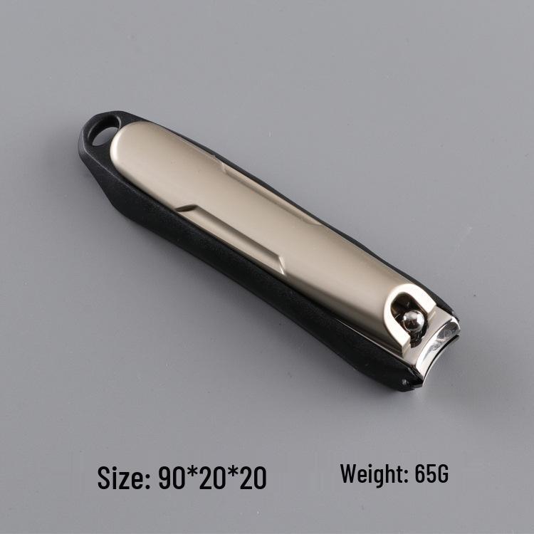 Набор кусачек для ногтей из нержавеющей стали с защитой от брызг и подарочным инструментом