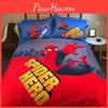Комплект постельного белья Человек-паук 3D Пододеяльник Одеяло Покрывало Комплект для кровати Наволочка Простыня Особенности Премиальный полиэстер для максимального комфорта и стиля