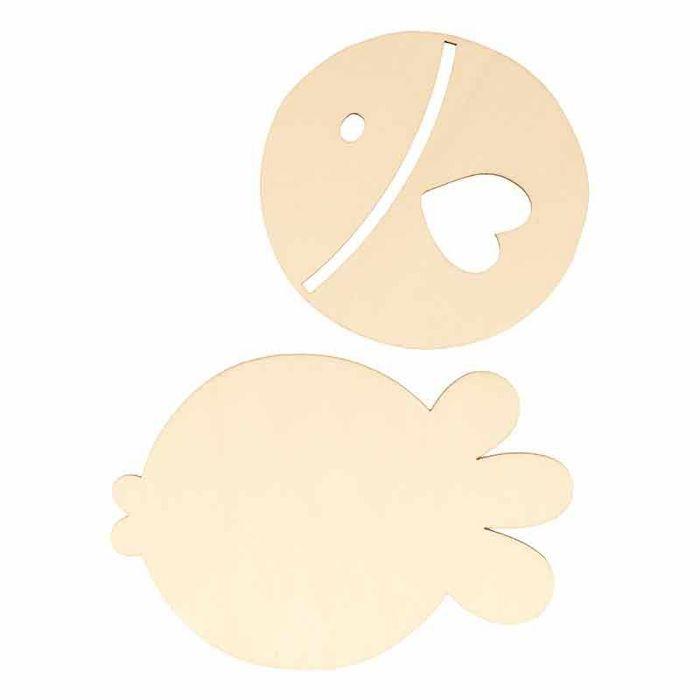 Medium - Fish - 16x11 Cm