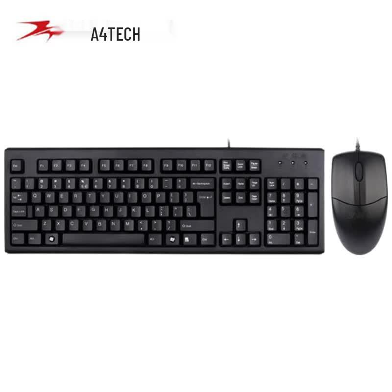 Проводной комплект клавиатуры и мыши A4TECH KK-5520PP