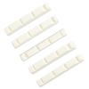 5PCS Guitar Nut Set Slotted Nut Musical Instrument Accessory for 4 String Electric Acoustic Guitar