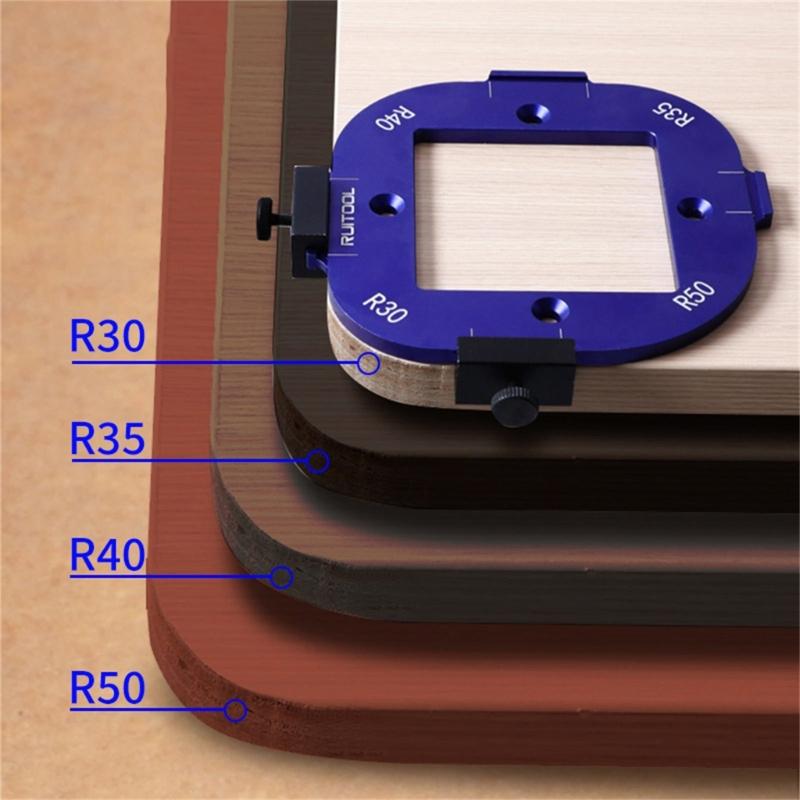 Радиусный угловой модуль 10/15/20/25 мм для столярных работ и энтузиастов DIY, отличающийся прочной конструкцией из алюминиевого сплава