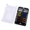 12 Way Car Auto Truck Boat UTV Blade Fuse Box ATO ATC Block Terminal Screw Holder Cover Kit