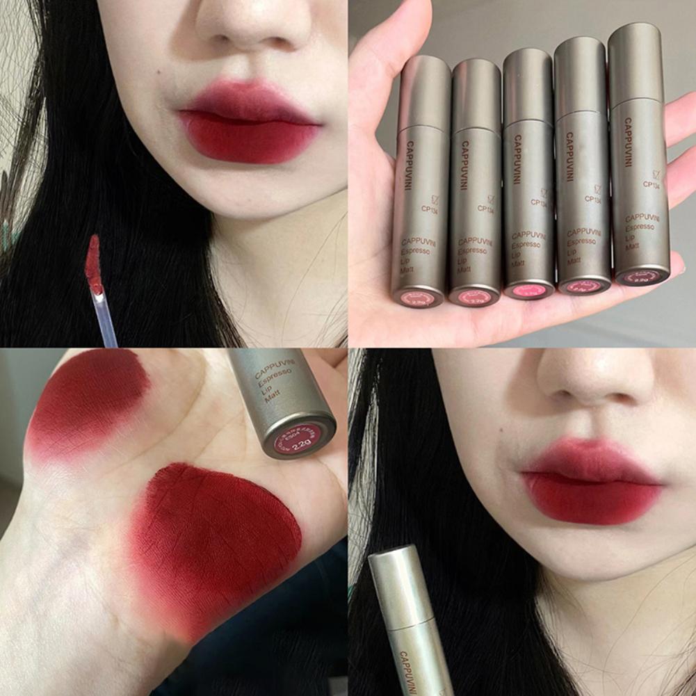 Matte Velvet Lip Glaze Waterproof Long Lasting Not Easy To Blur Lip Mud Liquid Lipstick Sexy Makeup Lipgloss