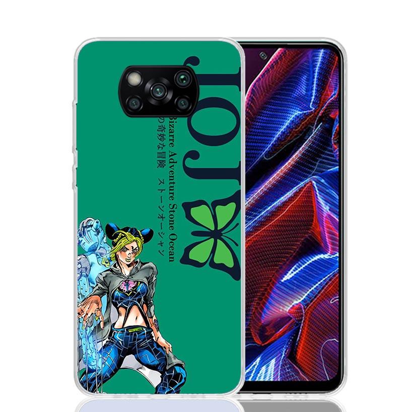 Чехол для телефона JoJo's Bizarre Adventure Джолин Куджо Для Xiaomi Poco X7 X6 X5 Pro F7 Ultra Redmi 15C 15 13 13C 12 12C 10 10A 10C 9 9A