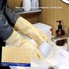 Yizhixuan Rubber Gloves L Size 10 Pairs Thickened Kitchen Dishwashing Latex Household Work Waterproof Cleaning Gloves