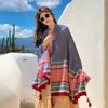 Vintage Ethnic Fashion Versatile Sunscreen Travel Scarf For Women