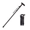 Outdoor Walking Stick Telescopic Baton Hiking Trekking Poles Folding Cane Crutches Pole for Elderly People