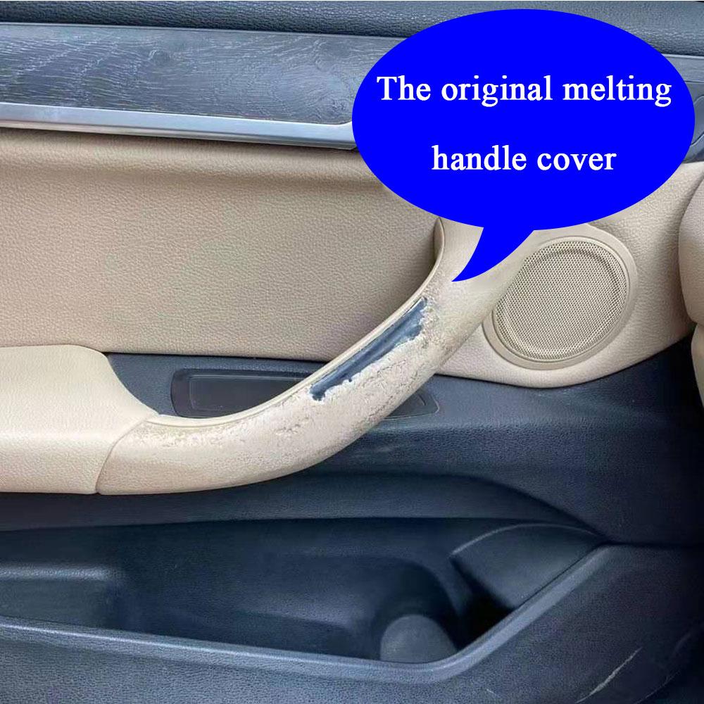 LHD RHD Внутренняя дверь автомобиля Черный Бежевый Карбон Левая и правая ручка Наружная крышка Замена накладки для BMW X1 X2 F48 F49