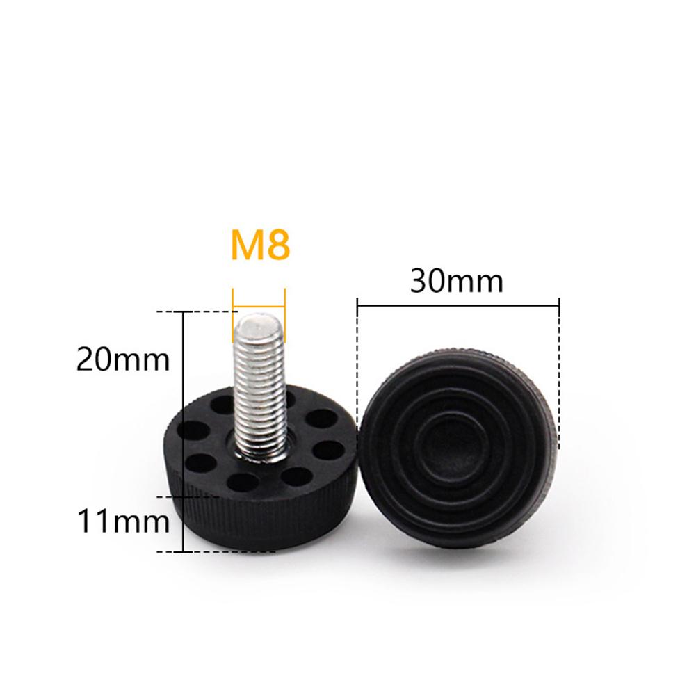 10 шт. противоскользящие ножки для мебели, регулируемая высота, пластиковая подставка для ножек стола, подставка для шкафа, выравниватель пола, протектор